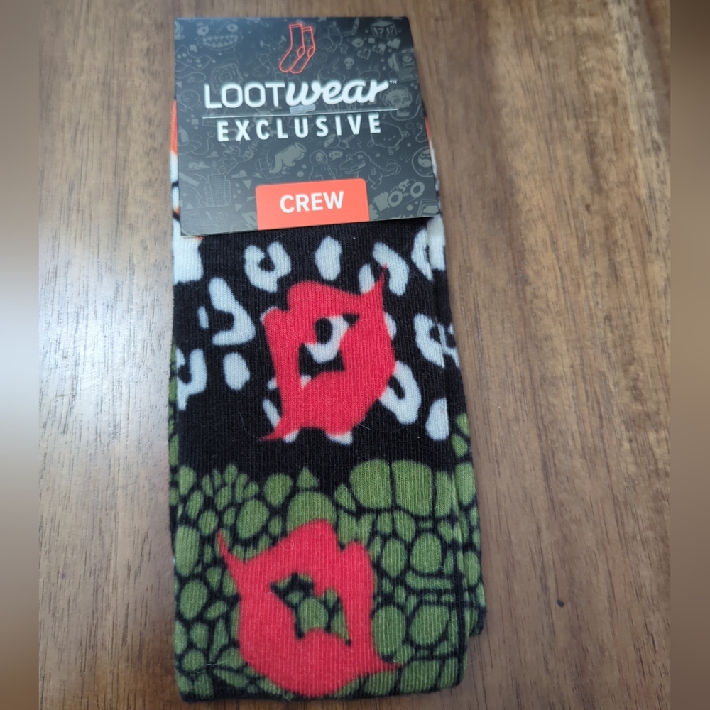 LootCrate Exclusive Gremlins 2 The New Batch Graphics High Length Socks 6-12